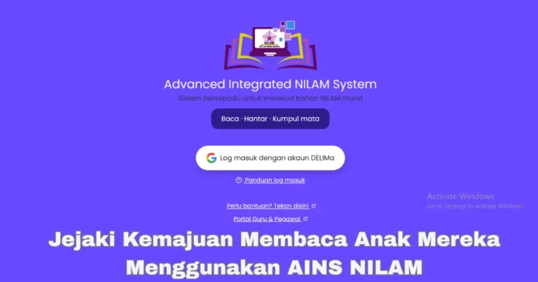 Apa Itu AINS NILAM KPM?