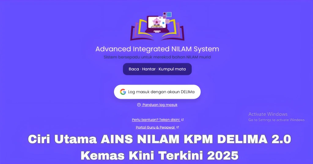 Apa Itu AINS NILAM KPM?